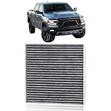 CP671 (CF11671) Cabin Air Filter with Activated Carbon, Replacement for 6090C, CAF1864P, RAM 1500,