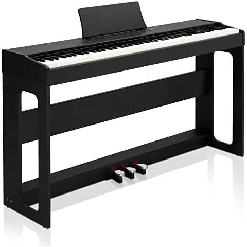 LALAHO 88-Key Digital Piano with Bluetooth Cover