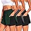 Inseam 4'': Black & Grey & Dark Green