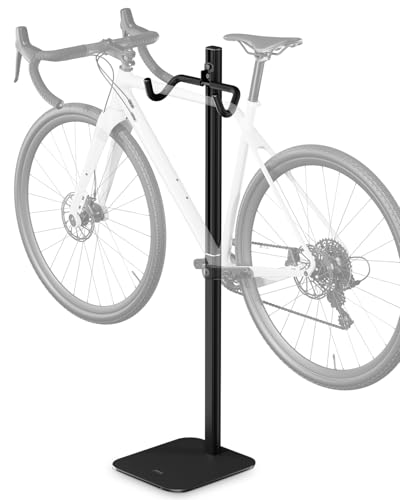Viozon Adjustable Bike Floor Stand, Aluminum Alloy Vertical Bicycle Storage Rack with Height & Angle...