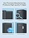 AstroAI Mini Fridge 2.0 Gen, 6 Liter/8 Cans Makeup Skincare Fridge 110V AC/ 12V DC Portable Thermoelectric Cooler and Warmer Little Tiny Fridge for Bedroom, Cosmetics (Dark Grey)