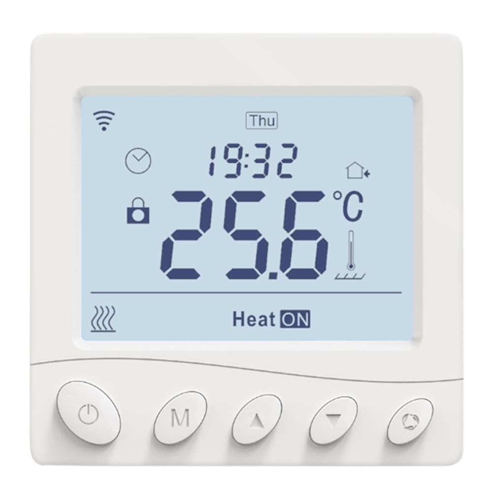 Thermostat WiFi chauffage au sol eau électrique et chaudière gaz application mobile