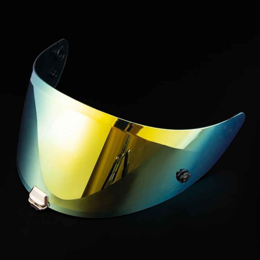ZJHFDC Motorcycle Helmet Visor for HJC Rpha11 Rpha70, Windproof Anti Scratch Helmet Visor Replacement Motorcycle Accessories,normal-Agoldplating