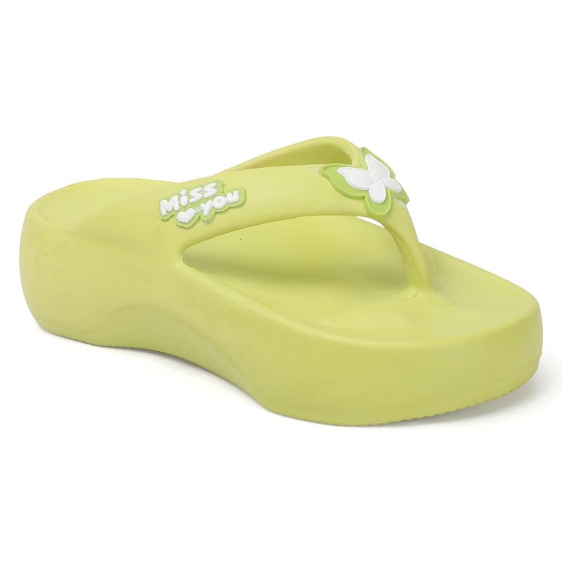 Image of Sukun BTRFLY Women's Soft Anti-Skid Flip-Flops Stylish Comfortable Waterproof Slip-On Slippers for Daily Use