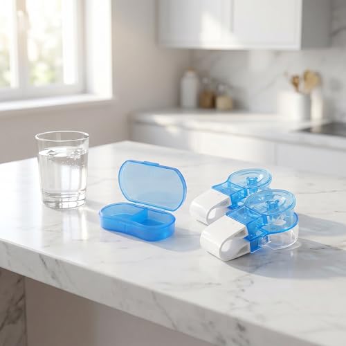 Séparateur de pilules précis et perforateur de blister facile | Lot de 2