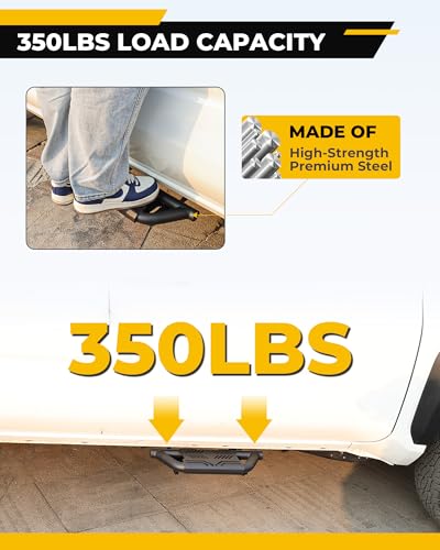 2PCS 6.7" Wide EZ Side Steps Fit for 2024-2026 Toyota Tacoma miniatura 5