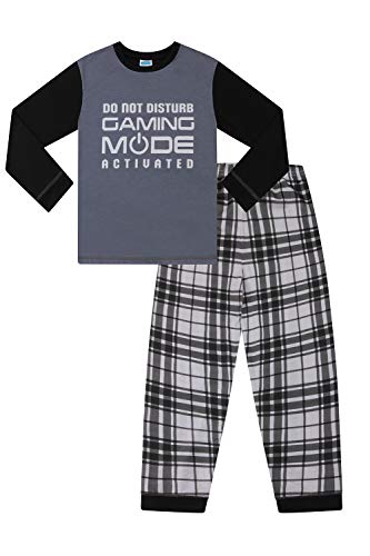 Pijama largo tejido activado en modo de juego no molestar