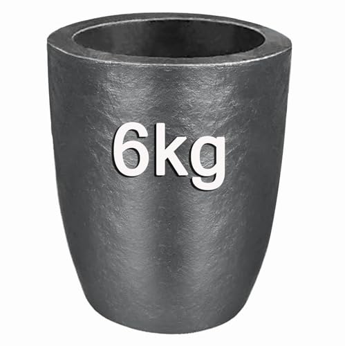 La Mejor Lista de Metales de fundición de esta semana. 44 Outstar Crisol de grafito de 6 kg, crisoles de arcilla fundida para fundir metal, fundición de fundición refinadora de oro, plata, cobre, latón aluminio