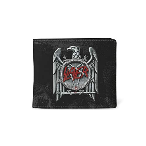 Preisvergleich Produktbild Slayer Silver Männer Geldbörse schwarz Polyurethan Band-Merch, Bands, Festival