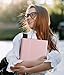 Hamile for iPad Pro 11-inch Case with Keyboard (M5/M4) - Magnetic Wireless Detachable Keyboard with Multi-Touch Trackpad 7 Colors Backlit Stain Proof Folio Cover for Pro 11 Inch 2025 2024 - Light Pink