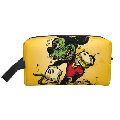 ミッキーマウス 化粧ポーチ トイレタリーバッグ トラベルバッグ 軽量 ミニポーチ おしゃれで かわいい 化粧品収納袋 人気 アニメ ユニセックス 男女兼用