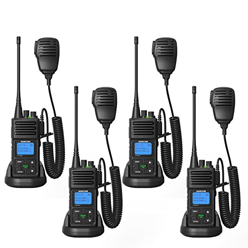 SAMCOM Two Way Radio with Shoulder Speaker Mic,5W High Power 2...