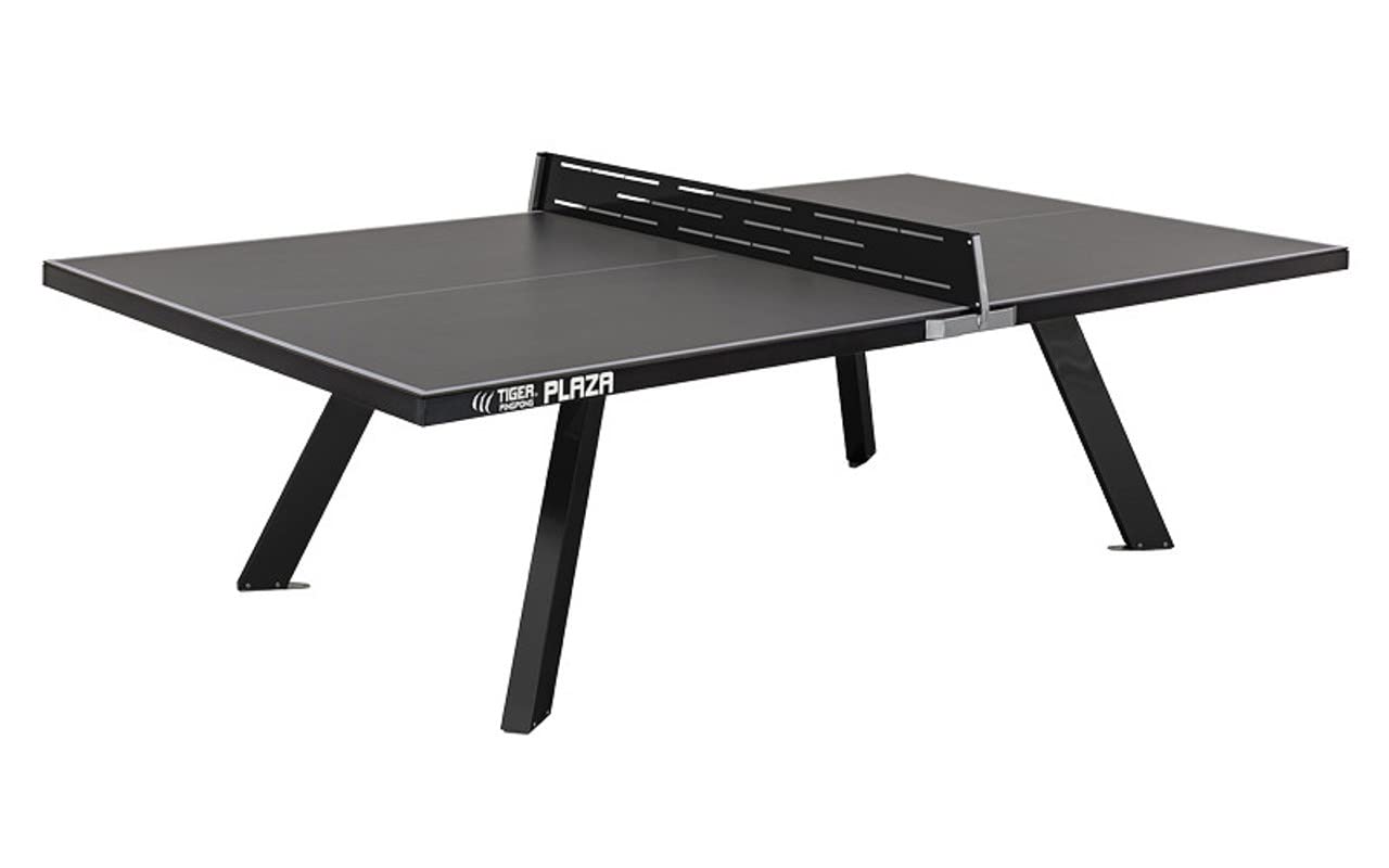 Plaza Table Tennis Table, Ping Pong Table with Fastening Kit