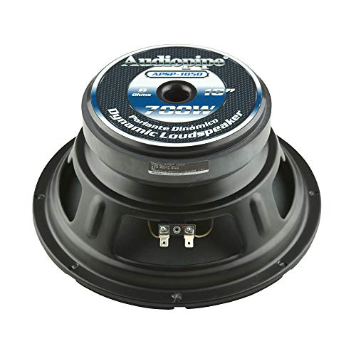 Audiopipe Apsp-1050 10 Inch 700 Watt Max, 350 Watts Rms, And 8 Ohm Dynamic Mid Range Car Audio Loudspeaker With 2.5 Inch Kapton Voice Coil, Black #TOP2
