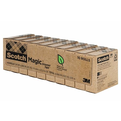 Scotch Magic Greener Tape, 0.75 in .x 900 in., 10 Rolls - image 5