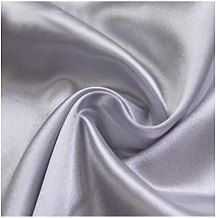 Amazon | 光沢のある ソリッドカラー 無地 シルク サテン 絹 織物  