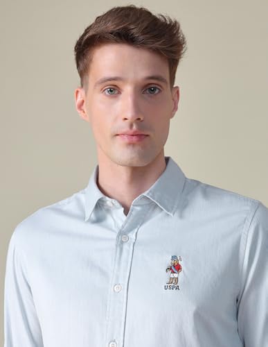 Image of U.S.Polo Association Men's Twill Tailored Fit Shirt