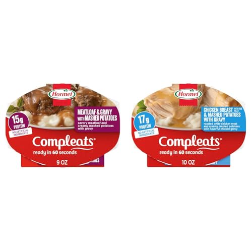 HORMEL COMPLEATS Meatloaf & Gravy With Mashed Potatoes