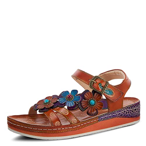 L'Artiste Women's Goodie Leather Ankle Strap Sandal