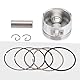 GOOFIT Big Bore Zylinder Kit Ersatz für GY6 50cc 139QMB Racing Scooter Parts 50mm Bore