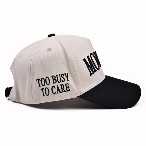 Image of Mommin Trucker Hat, Adjustable Embroidered Vintage Two-Tone Mama Baseball Cap