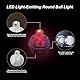 URAQT LED Ballonlichter, 100 x Mini Bunte Runde Led Ballons Lichter LED Laternenlichter Party Licht Luftballon Lichter Dekoration für Hochzeit Neujahr Halloween Weihnachten Party (Farbe)