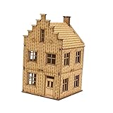 【Design Authentique Architecture Européenne】: Modèle reproduit fidèlement les caractéristiques d'une maison européenne traditionnelle, avec des détails architecturaux soignés qui capturent tout le charme et le caractère historique du Vieux Continent, pour une immersion esthétique complète