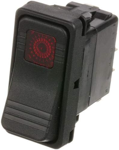 Middleby Marshall 50-1355 Switch Rocker Lighted Red 20 Amp/125V For Middleby Marshall Nu-Vu Oven 421732