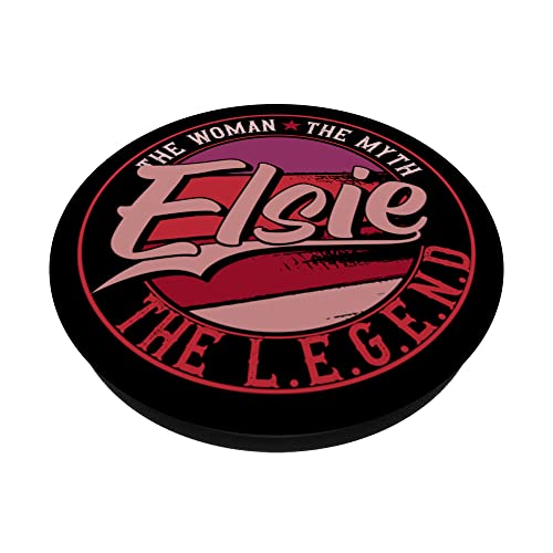 Elsie the Lady of Myth the Legend PopSockets Swappable PopGrip, Black - Image 2