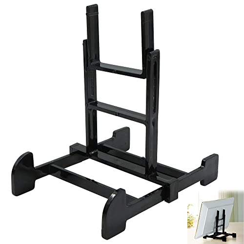 momgyaamz Support de rangement disques vinyles- Meuble de rangement pour magazines et albums,Support d'enregistrement détachable, support de chevalet pour photo, plaque décorative, noir, 4 pièces Cover