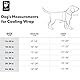 Hurtta Cooling Wrap Kühlweste für Hunde Kühljacke Hund Hundekühlweste Kühlendes Hundegeschirr Dog Cooling Vest Pet Cooling Vest Kühljacke für Hunde Gelb 45-55cm