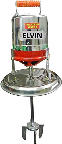 Elvin Copper Winding Electronic Butter and Lassi Making Machine with, 1.25 inch Motor (Multicolour, 10 inch )