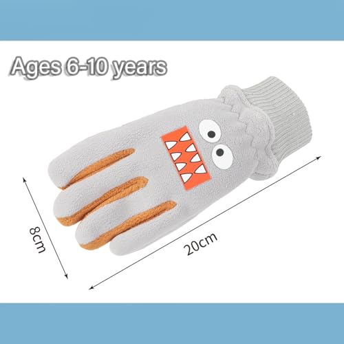 OhMill Boys Winter Gloves Snow Gloves for Kids Winter Gloves Kids 6-10 Mittens for Kids Thermal Gloves Toddler Winter Gloves4