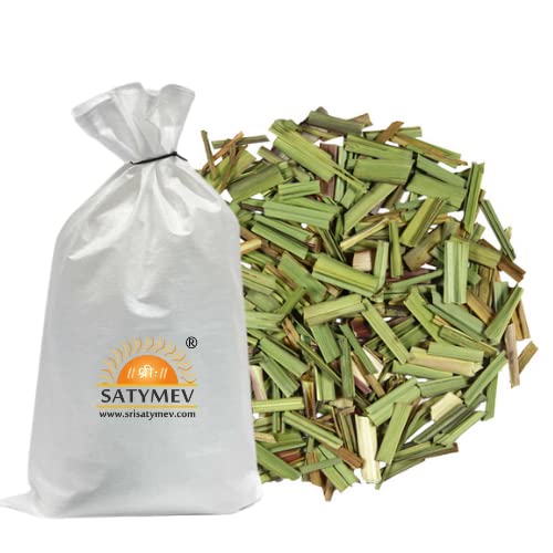 SriSatymev Lemon Grass Leaves Dry 1kg | Dried Lemongrass Leaf - Wholesale Bulk
