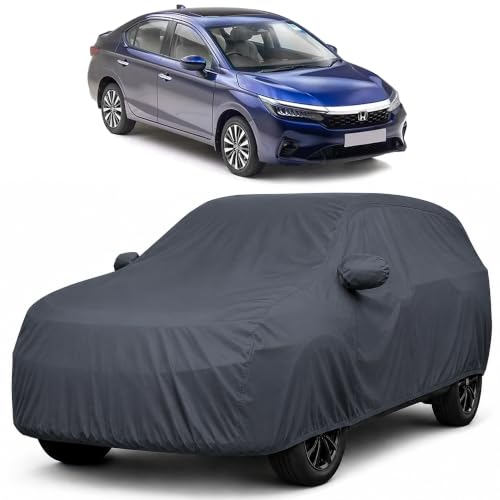 Image of Autofact Car Cover for City 2020-2025 | All Weather Waterproof Full Body Car Cover | Light-Weight Triple-Stitched Outdoor Shield with UV Protection, Dustproof & Heat-Resistant