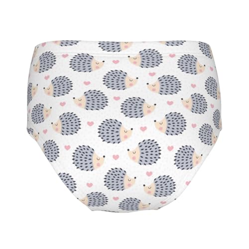 Cute Hedgehog Girls' Underwear Soft Cotton Little Girls Panties Comfort Briefs2