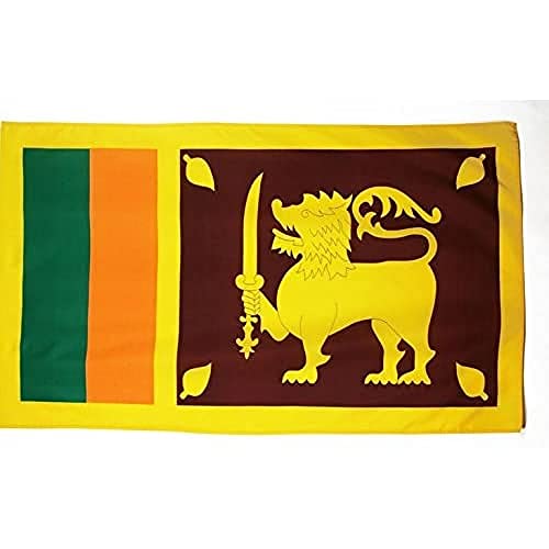Drapeau Sri Lanka 250x150 cm grand pavillon polyester az flag 300 g