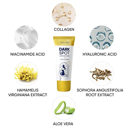 Ashania Dark Spot Remover Cream, Dark Spot Remover For Face And Body For Neck, Underarm, Elbows, Intimate Areas, Knees And Private Areas 2 Fl Oz/60Ml #TOP2