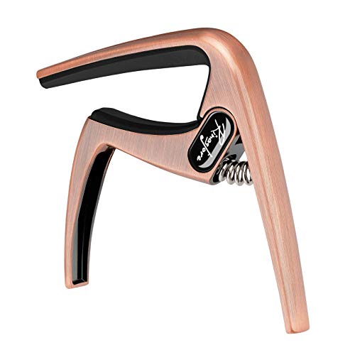 Ukulele Capo - Uke Capo Lightweight Single-handed Use Trigger Capo for Soprano, Concert, Tenor, Baritone Ukulele