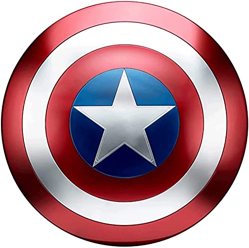 Captain America Shield 18.7 inch Cosplay Metal Shield (Upgraded Version)