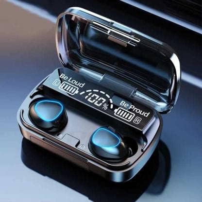 Wireless Earbuds 5.1 Bluetooth TWS Headphones Earphone IPX7 Waterproof, Built-in Microphone (UPGRADED SOUNDCHIP) Noise Cancelling, Powerbank For Phone Charging Unisex Sports Leisure Work Running