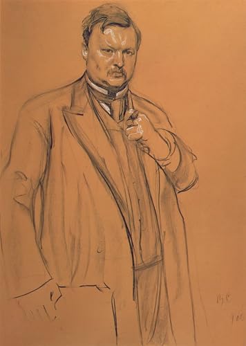 Tableaux portrait compositeur Glazunov Serov 60x90 pour habiller un mur vide