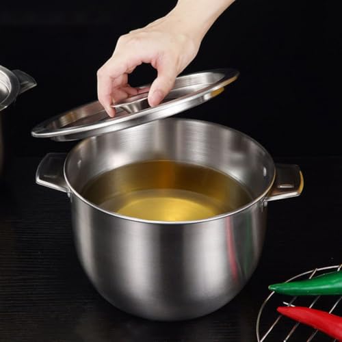 Recipiente de aceite con diseño único antiderrames de acero inoxidable UKCOCO 8