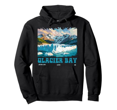 Glacier Bay National Park Alaska Margerie 2026 Men Women Pullover Hoodie