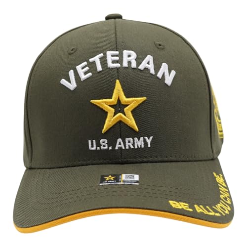 Image of US Army Veteran Hat for Men - Officially Licensed Military Baseball Cap, for Veterans