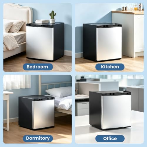 Image of Electactic 1.3 Cu.Ft Mini Fridge, Single Door Compact Refrigerator