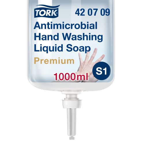 Savon antimicrobien Tork testé dermatologiquement pour un lavage doux des mains