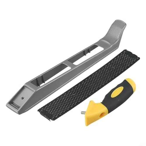 TONIXY Bloque de escofina de mano de acero inoxidable para carpintería con cuerpo de metal antideslizante, herramienta de mano para carpintería (B)