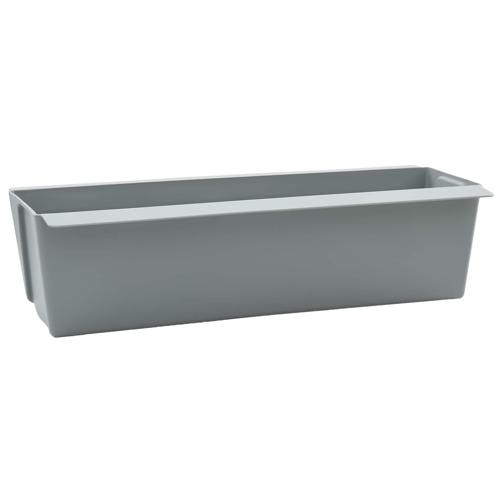 Cajas de flores para palés europeos, 24 unidades, gris claro, 36 x 13,5 x 9,5 cm