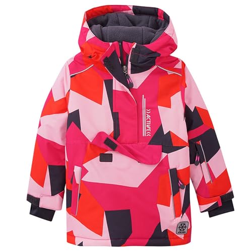 Boys Girls Camouflage Windproof Outerwear Toddler Kids Warm Long Sleeve Hooded Jacket Coat Fall Winter Ski Suit2